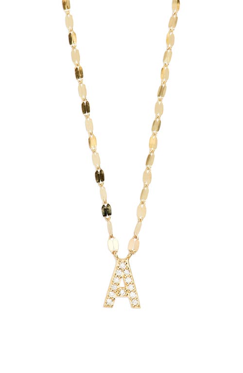 LANA LANA INITIAL PENDANT NECKLACE