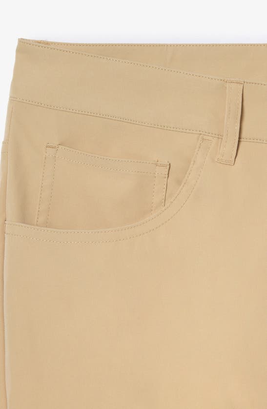 Lacoste Slim Fit Performance Golf Pants In Croissant
