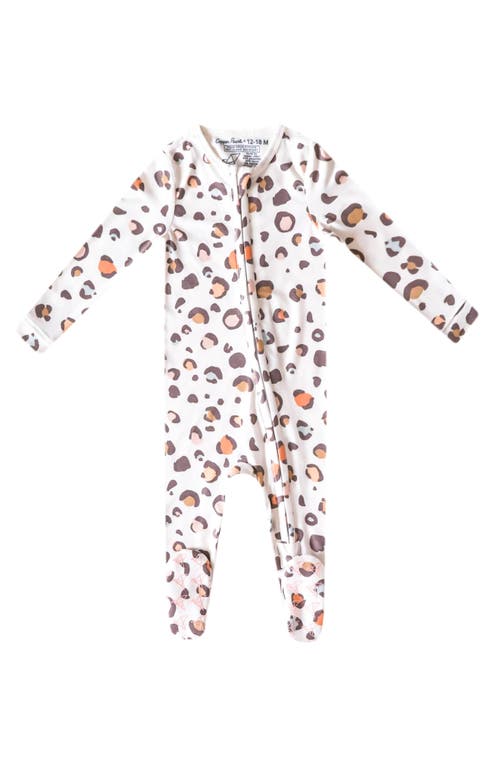 Copper Pearl Zip-Up Footie Pajamas in Millie at Nordstrom, Size 18-24M