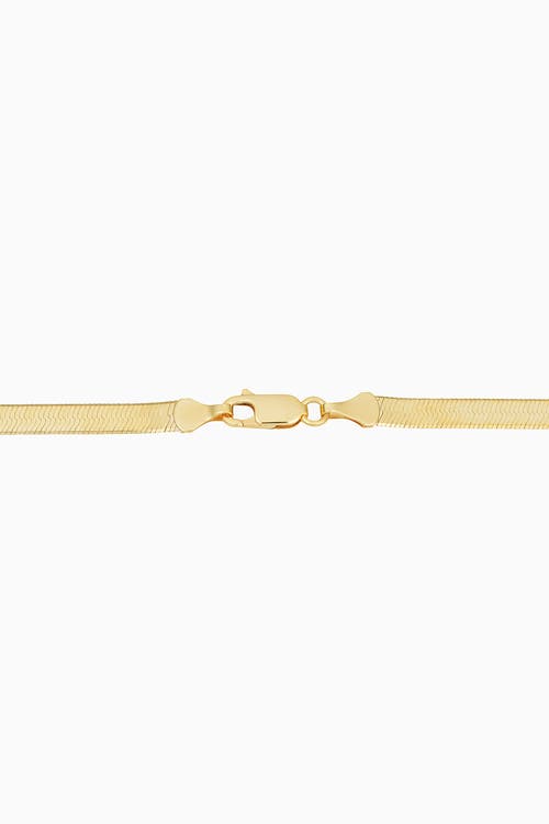 Shop Oradina 14k Yellow Gold Park Avenue Bold Herringbone Bracelet