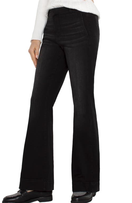 Shop Liverpool Pearl Flare Pull-on Flare Jeans In Lost Creek