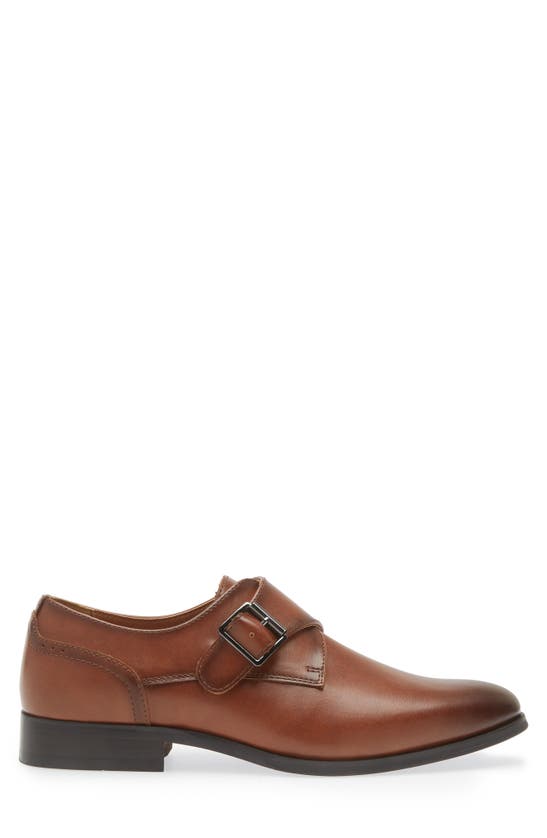 Abound Caden Single Monk Strap Loafer In Brown Patina