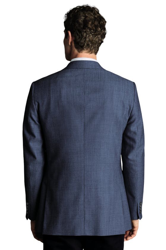 Shop Charles Tyrwhitt Proper Blazer Slim Fit Jacket In Indigo Blue
