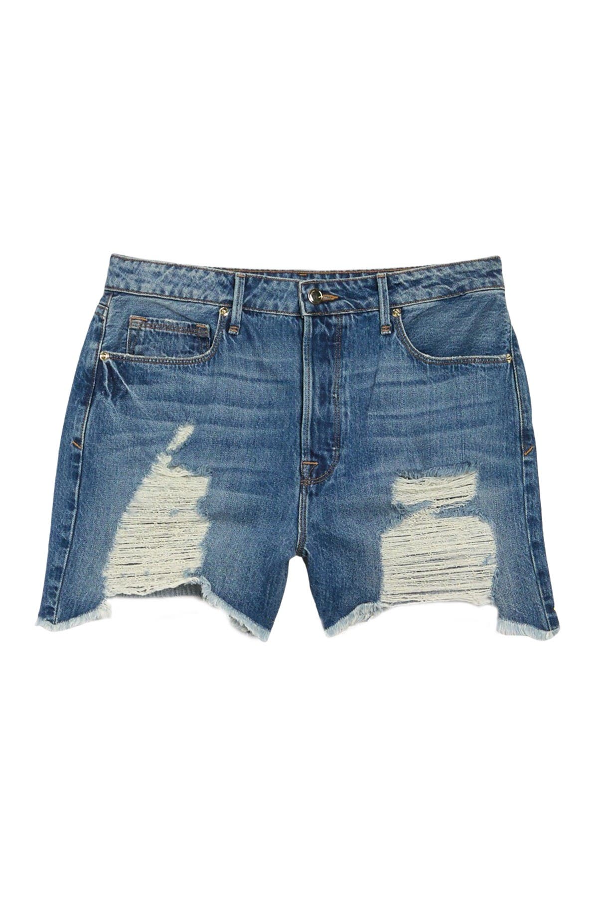 high waisted cutoff jean shorts