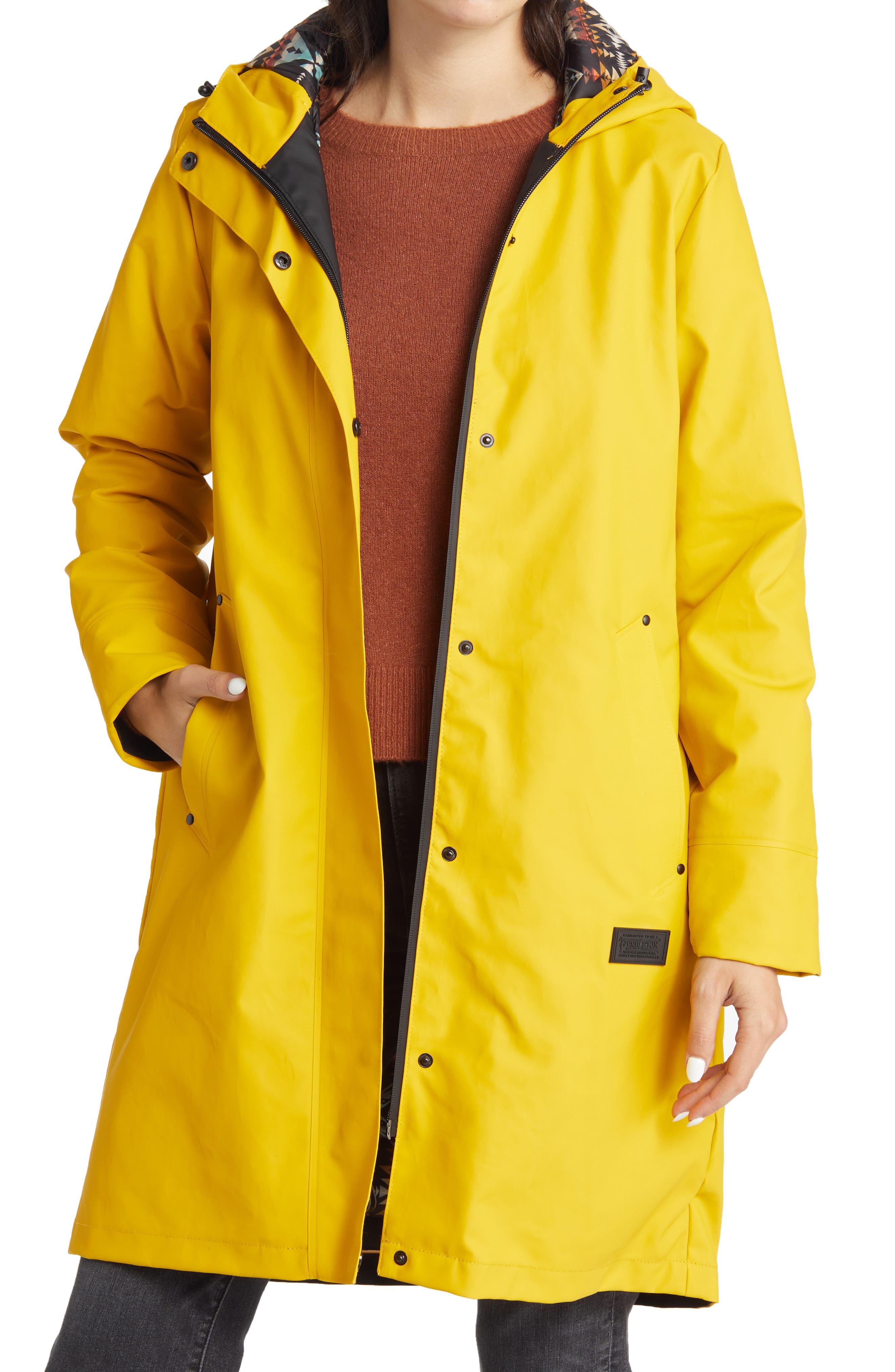 petite insulated raincoat