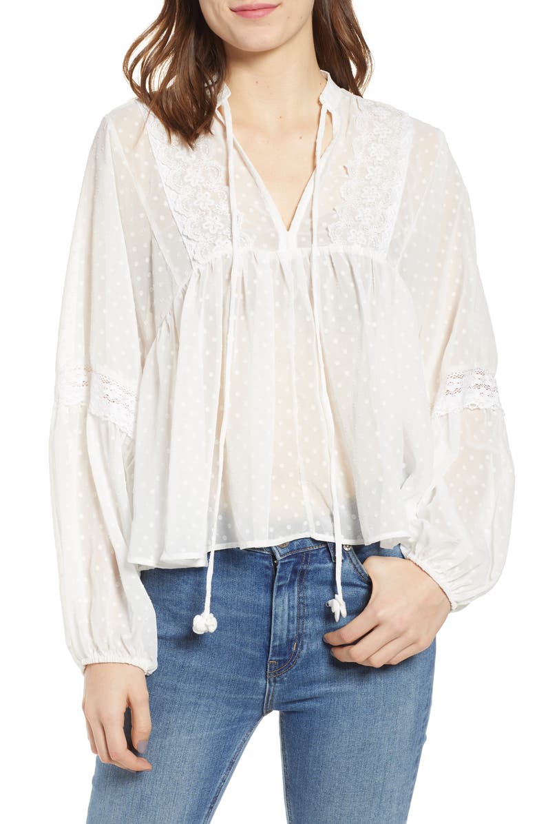 Bishop + Young Swiss Dot Blouse | Nordstrom