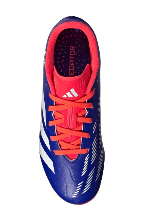 Shop Adidas Originals Adidas Kids' Predator League Firm Ground Soccer Cleat In Lucid Blue/white/solar Red