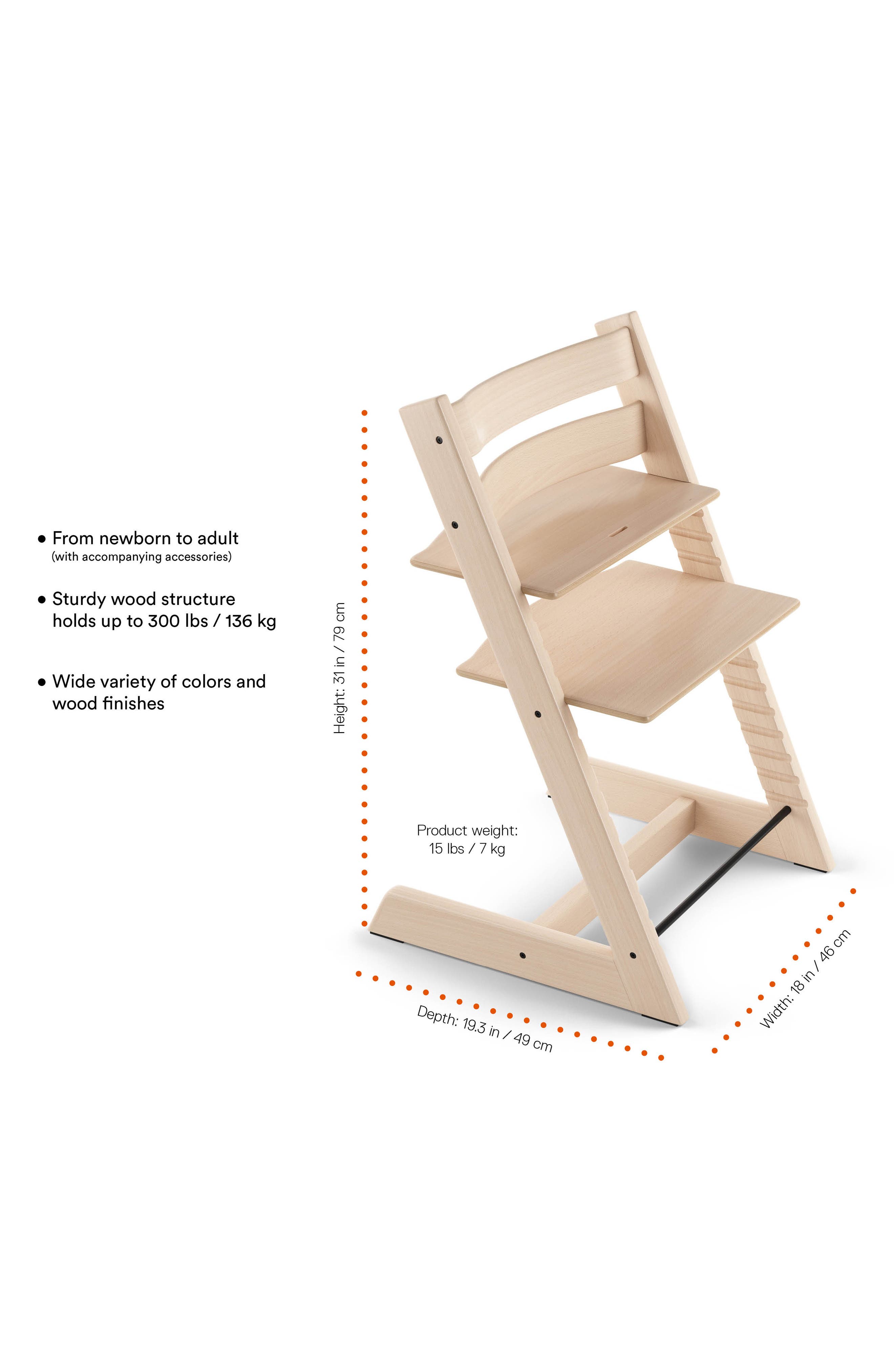 tripp trapp chair height