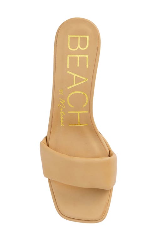 Coconuts By Matisse Blondie Square Toe Sandal In Tan