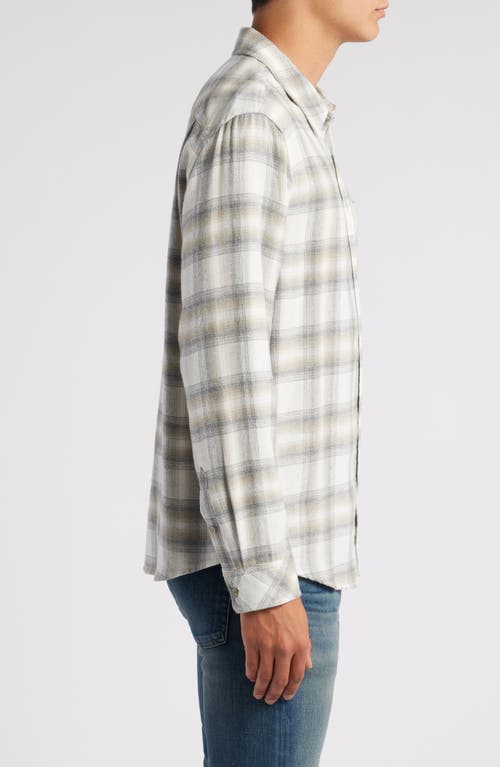 Rails Lennox Plaid Cotton Blend Button-up Shirt In Quicksand Spark Melange