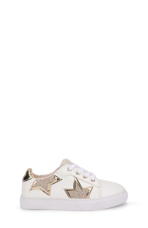 Shop Yosi Samra Miss Harper Sneaker In White/gold