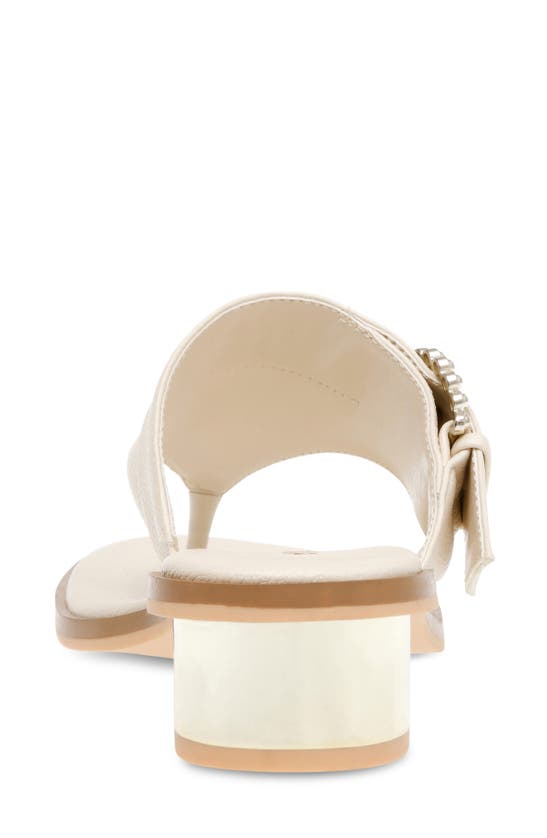 Shop Anne Klein Thessy Sandal In Off White