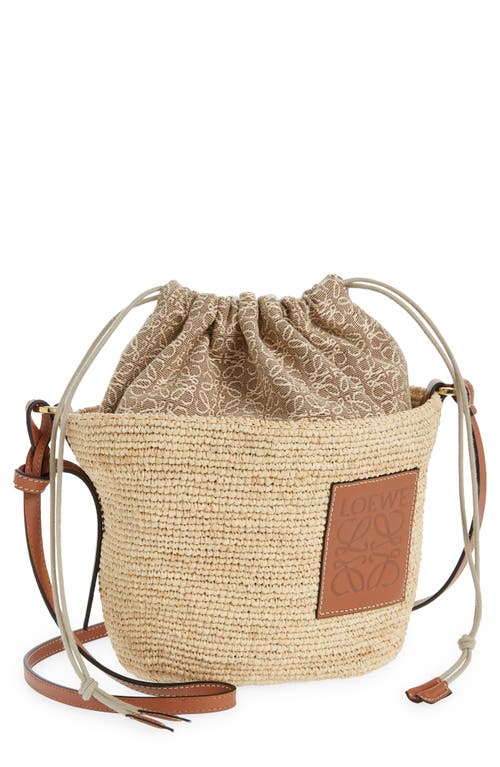 Loewe Anagram Pouch Basket Bag in Natural/Tan