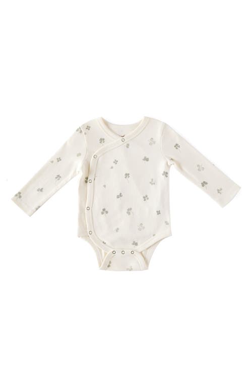 PEHR PEHR SHAMROCK ORGANIC COTTON BODYSUIT 