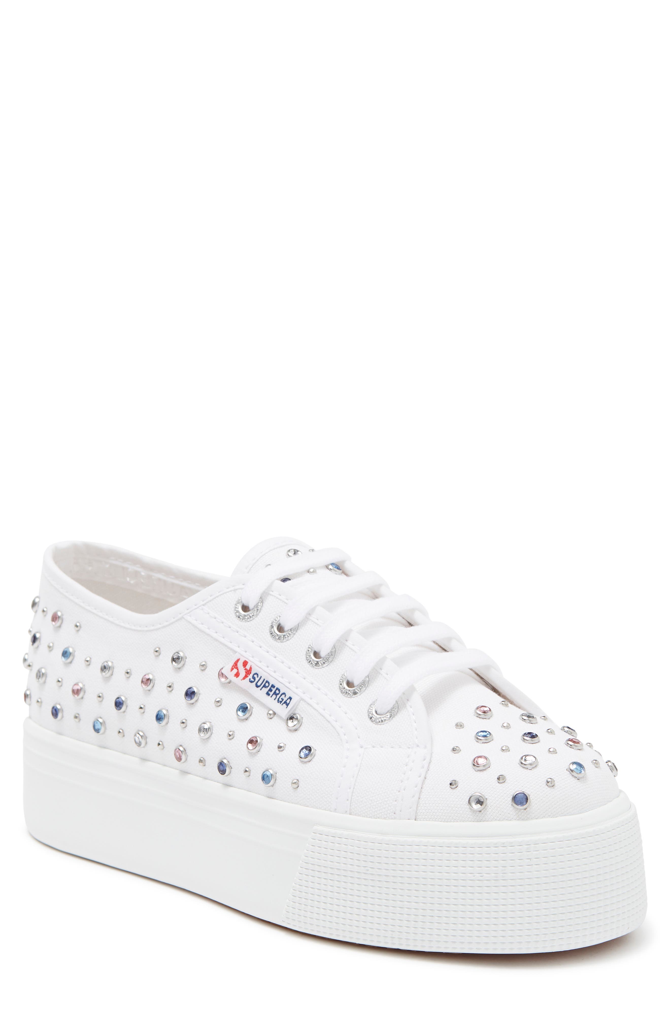 superga white platform sneakers