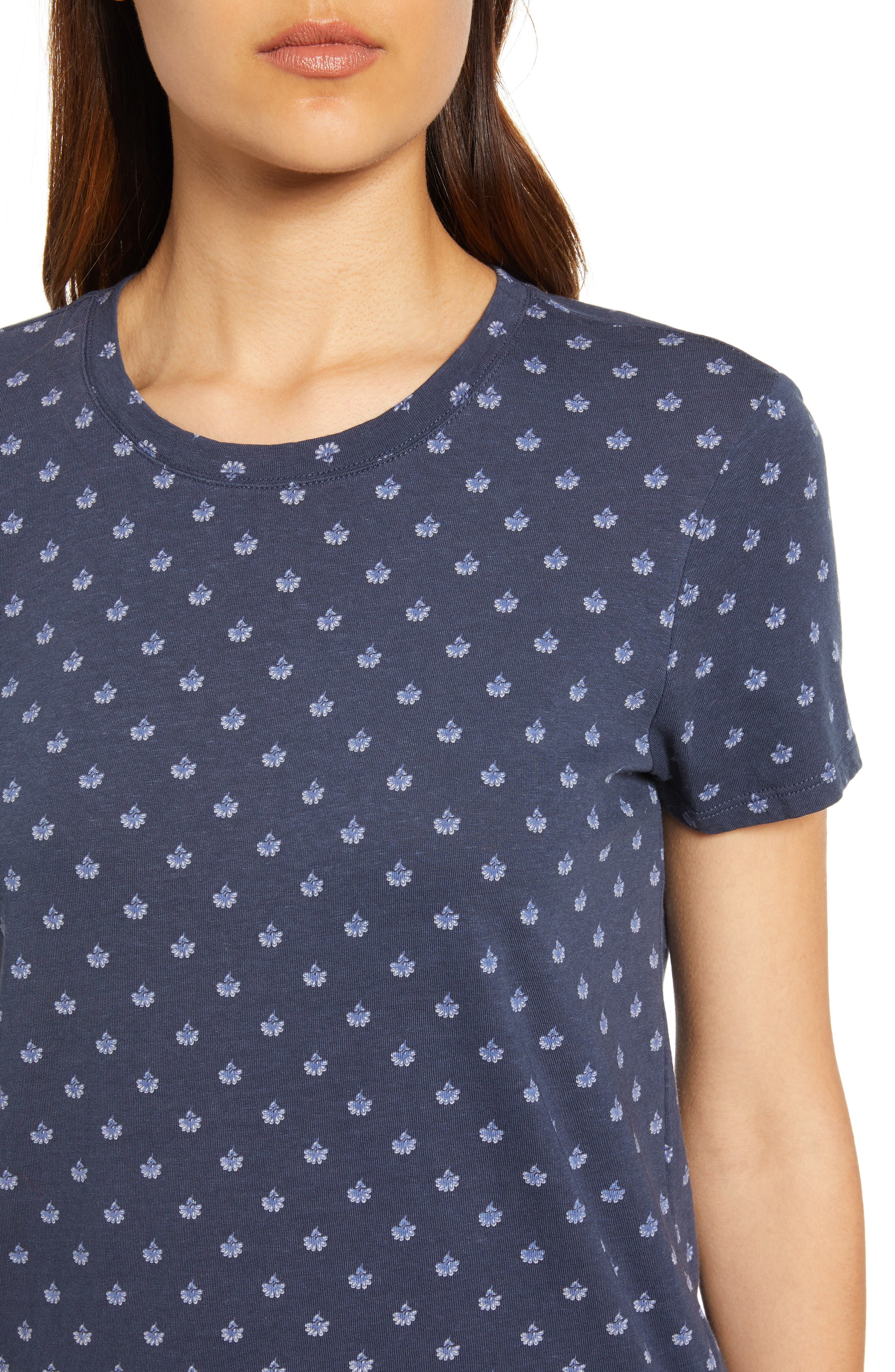 Lucky Brand Printed Crew Neck TShirt Nordstrom Rack