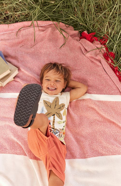 Next Kids' Safari Cotton T-shirt & Shorts Set In Natural