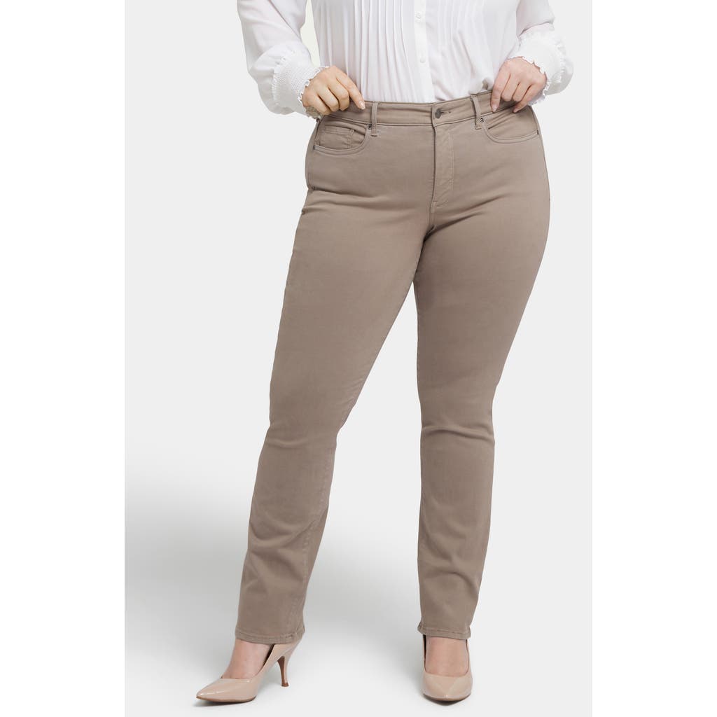Nydj Marilyn Utility Straight Leg Jeans In Saddlewood