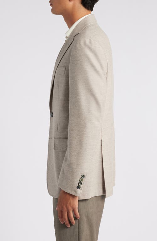 Shop Canali Kei Trim Fit Beige Wool Sport Coat