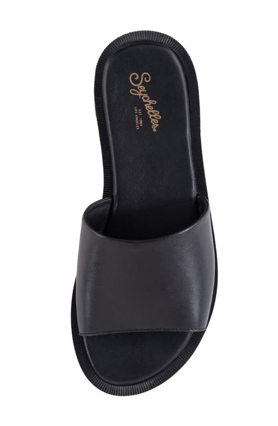 Shop Seychelles Orchid Slide Sandal In Black