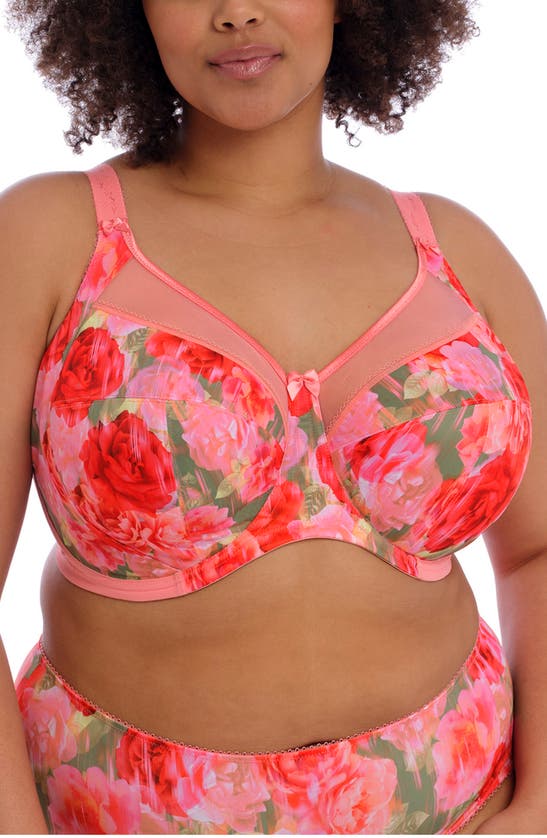 Shop Goddess Kayla Full Figure Underwire Bra In Rose Garden