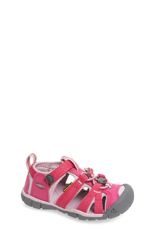 Shop Keen Seacamp Ii Cnx Water Friendly Sandal In Berry/pink