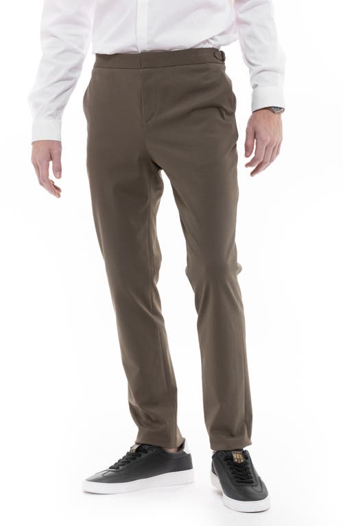 D. RT James Classic Cotton Blend Pants in Olive
