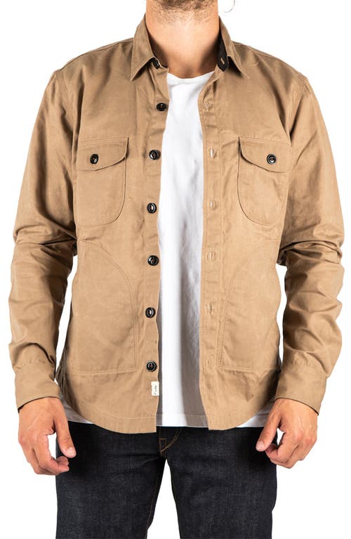 HIROSHI KATO The Anvil Shirt Jacket Khaki at Nordstrom,