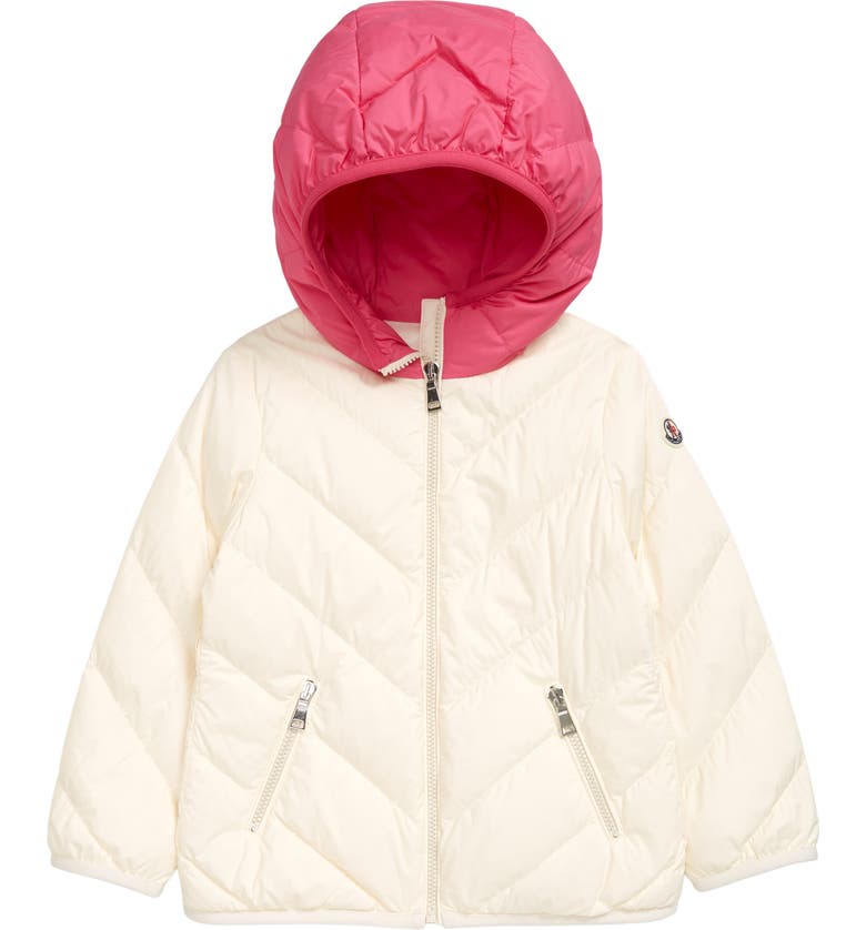 몽클레어 Moncler Kids Kaori Down Puffer Jacket_WHITE/ PINK,White/ Pink