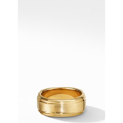 David Yurman 18K Gold Deco Band Ring