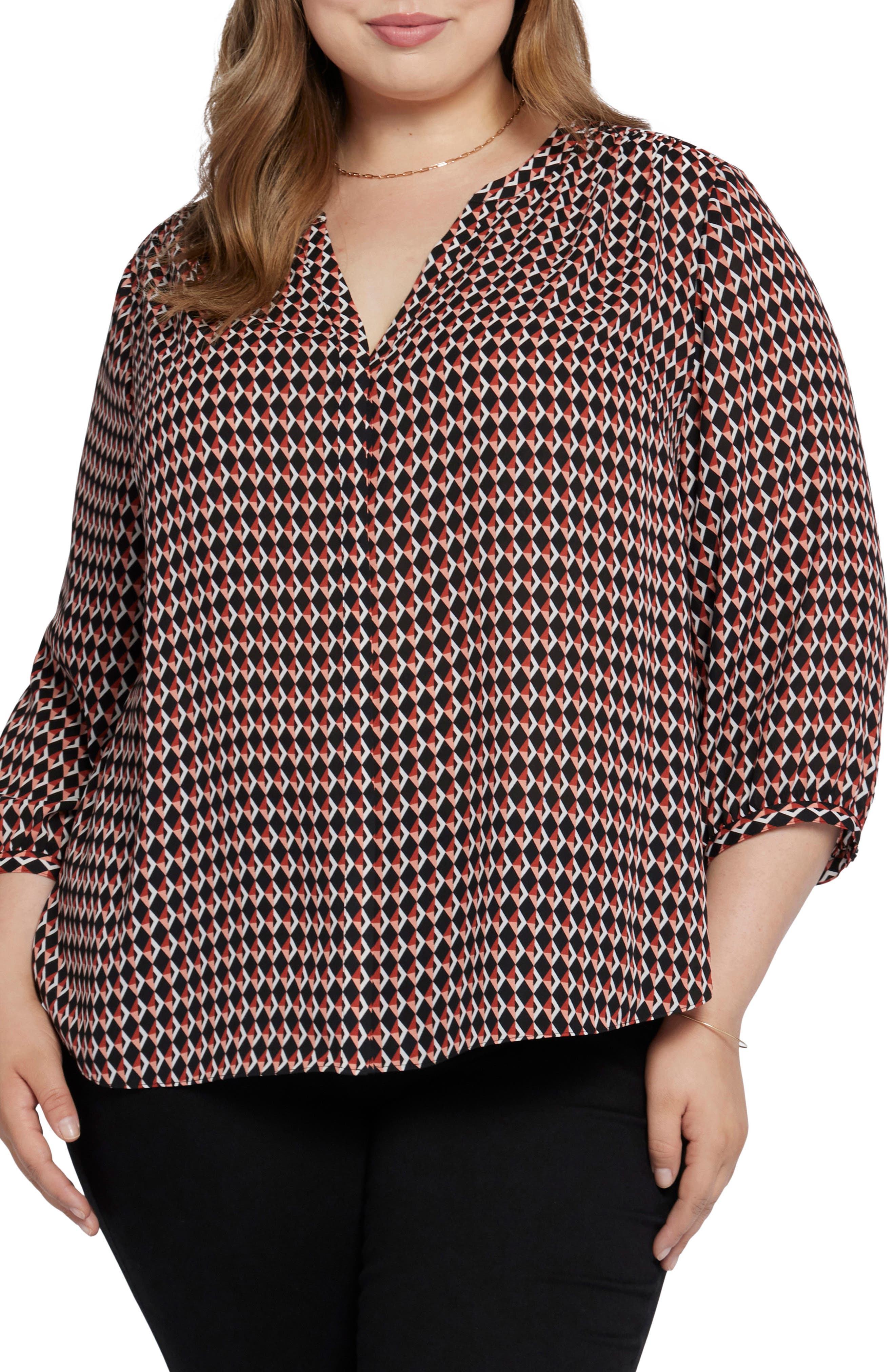nordstrom plus size formal tops