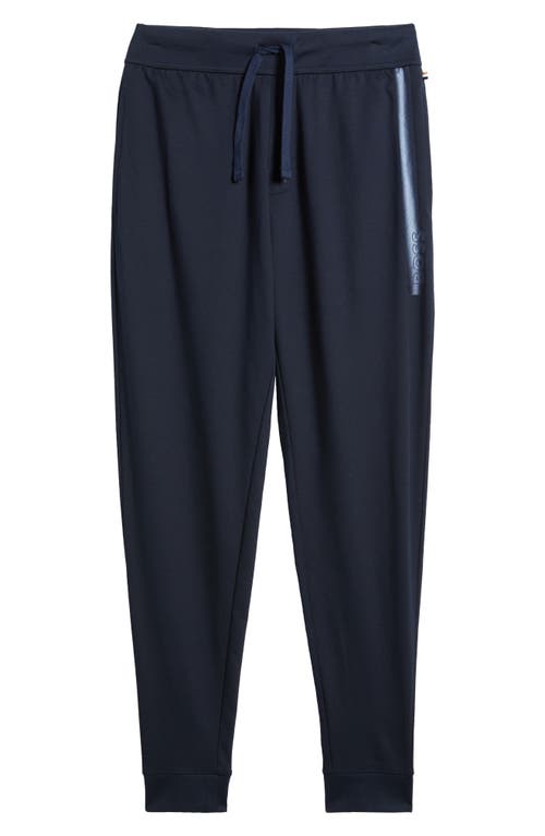 Shop Hugo Boss Boss <br />authentic Cotton Lounge Pants<br /> In Dark Blue