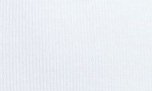 Ashley Williams Puppy Rib Cotton Tank Dress In White