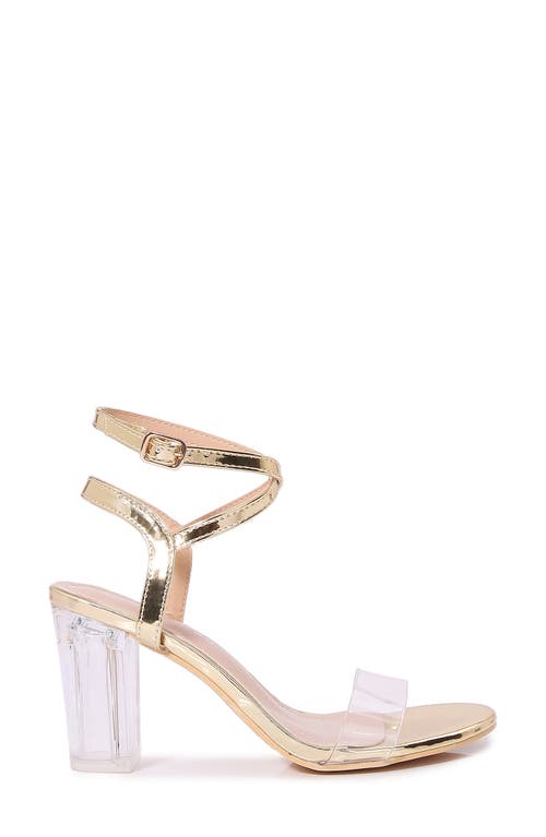 Berness Sandra Sandal In Gold