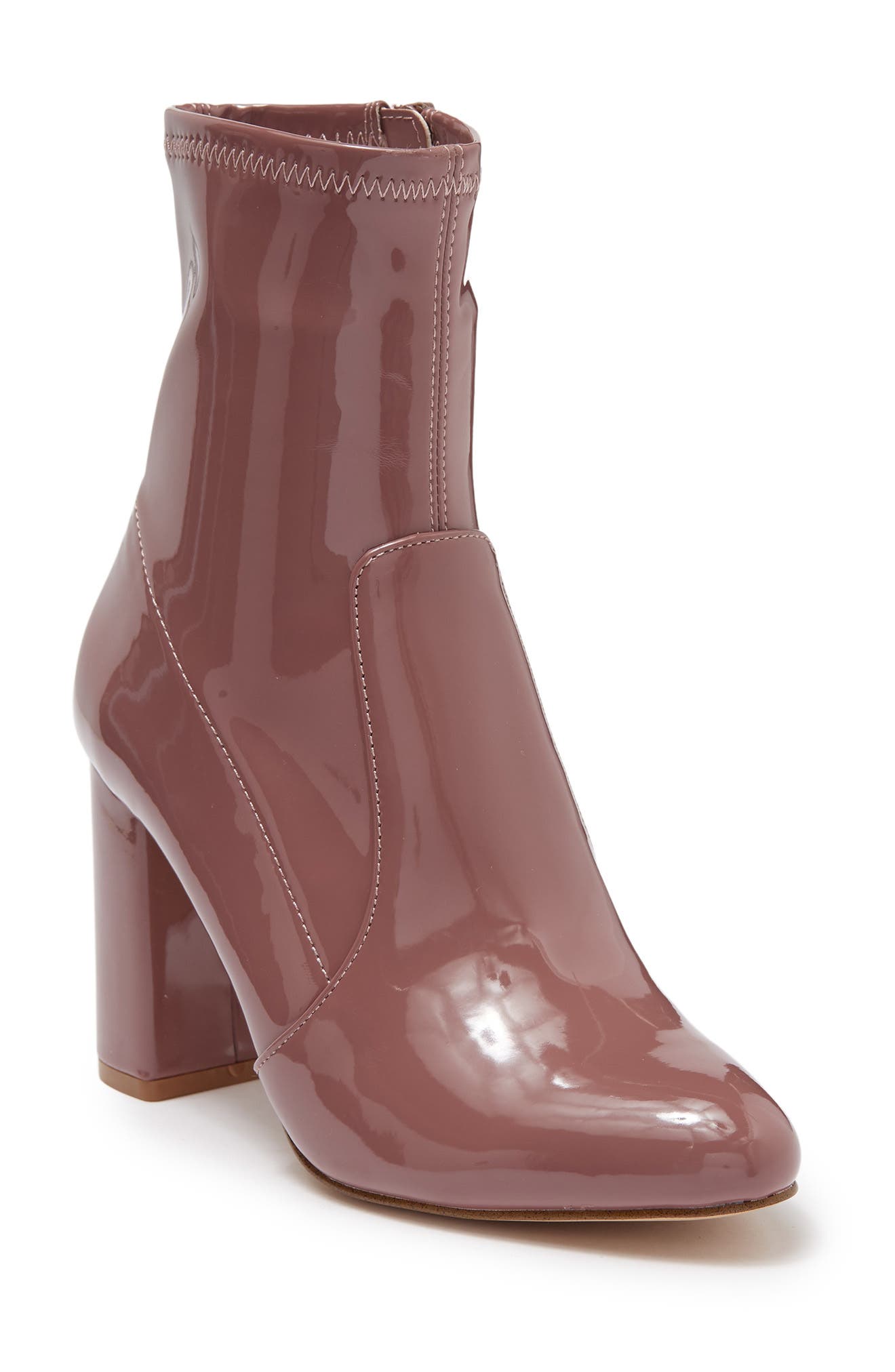 Steve Madden Nia Patent Ankle Boot In 