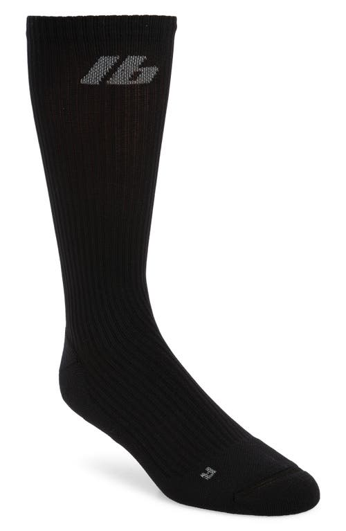 Balenciaga Logo Technical Socks 1081 Black/Reflective at Nordstrom,