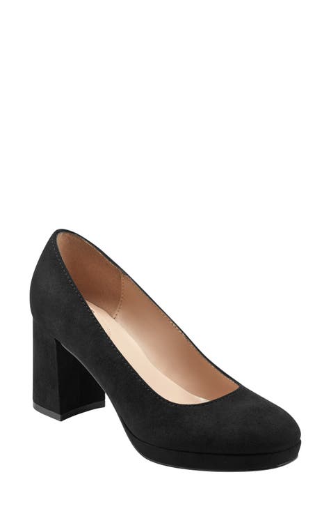 Ladies 2025 black pumps