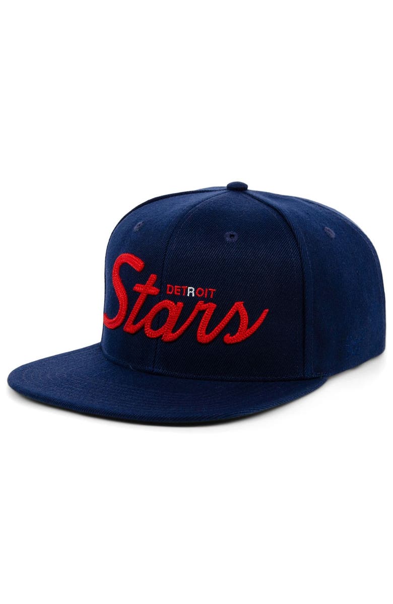 RINGS & CRWNS Men's Rings & Crwns Navy Detroit Stars Snapback Hat ...
