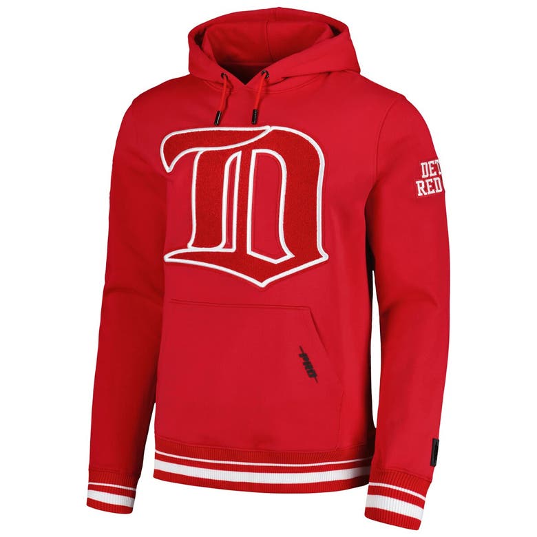 Shop Pro Standard Red Detroit Red Wings Retro Classic Fleece Pullover Hoodie