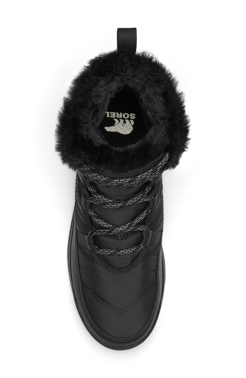 Sorel Whitney Ii Waterproof Snow Boot In Black/quarry