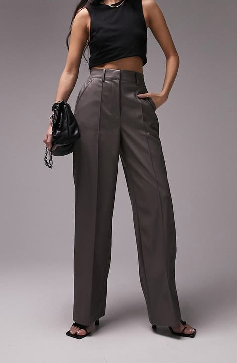 Wide Leather Trousers | Nordstrom