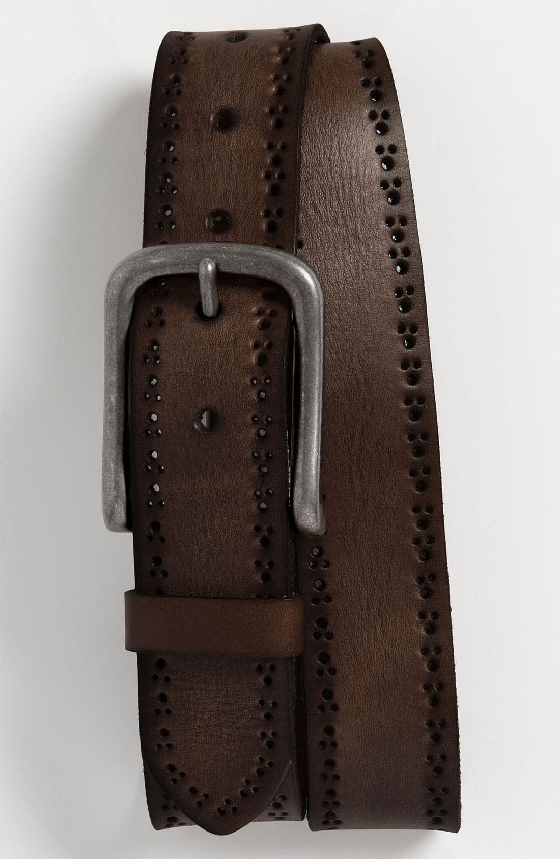 1901 'Rough' Perforated Leather Belt Nordstrom