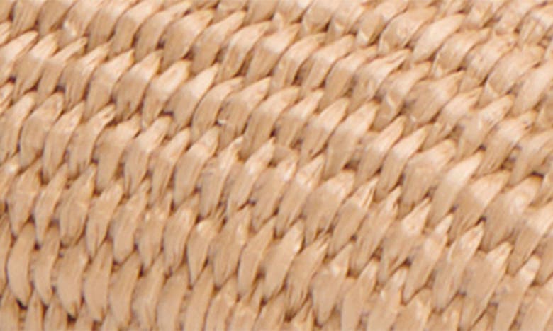 Mansur Gavriel Bow-detailed Raffia Ballet Flats In Natural