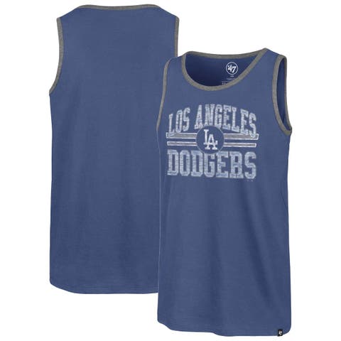 Men's Mitchell & Ness Navy Los Angeles Dodgers Cooperstown Collection Stars and Stripes Tank Top Size: Medium