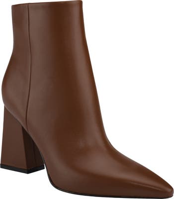 Marc Fisher LTD Kulika Leather Pointed Toe Bootie | Nordstrom
