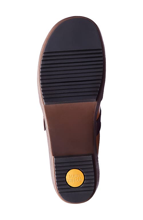 Samuel Hubbard Cascade Clog In Honey Leather