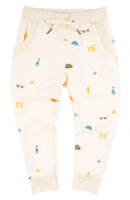 Miki Miette Kids' Ziggy Joggers In Cream