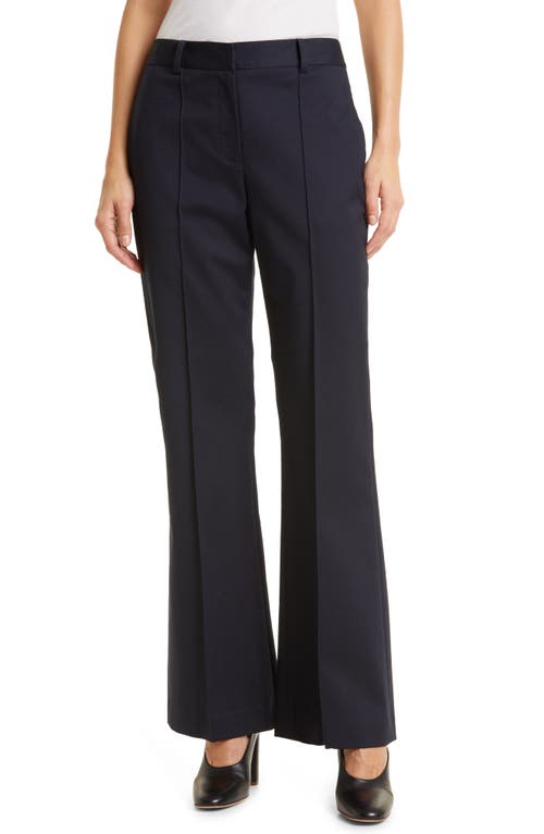TWP Friday Night Stretch Cotton Sateen Pants in Midnight