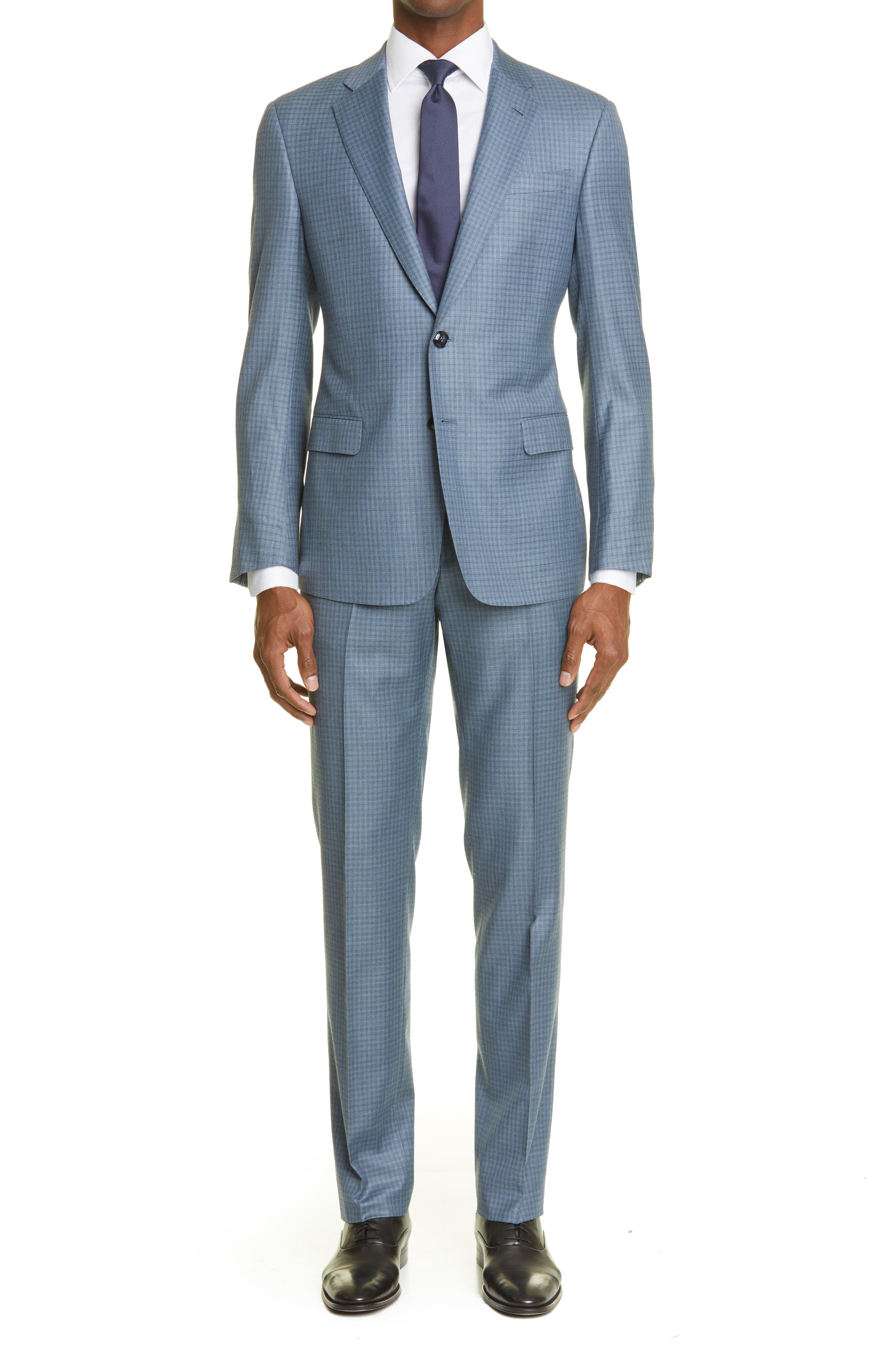 armani light blue suit