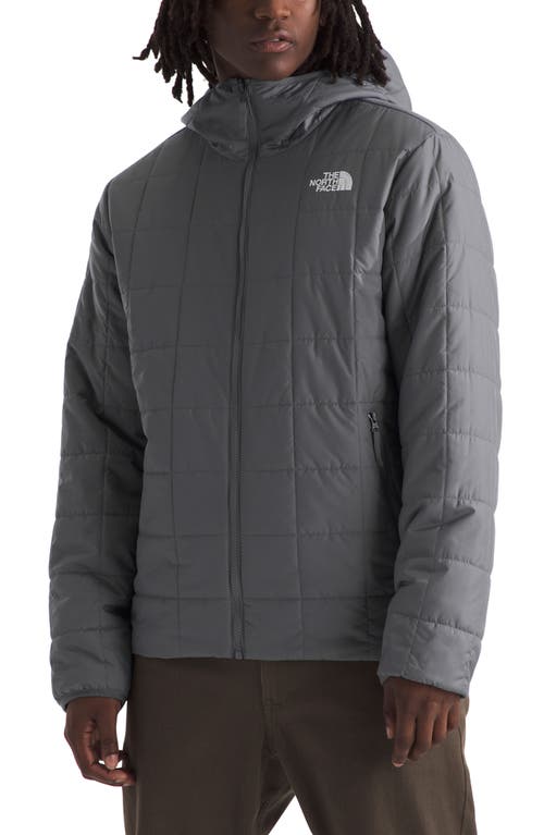 Shop The North Face Junction Insulated Hooded Puffer Jacket In Smoked Pearl